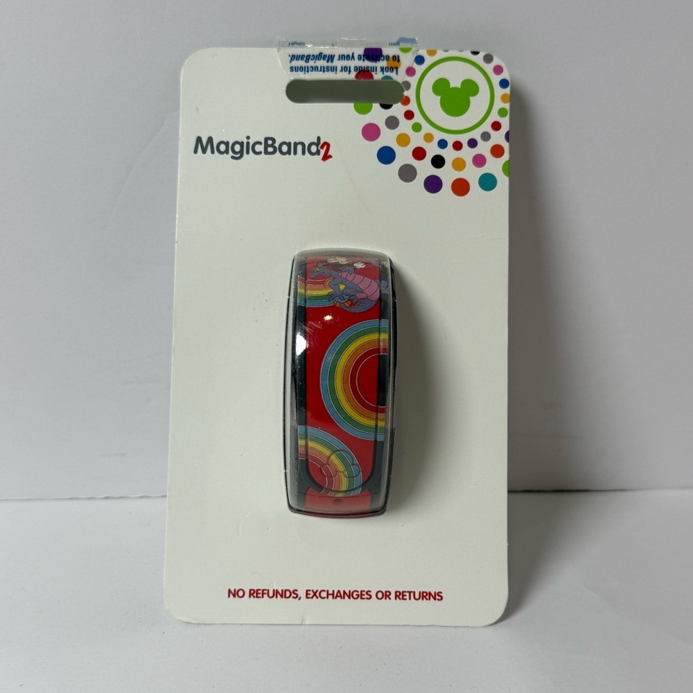Walt Disney World Magic Band Magicband 2 Mickey Mouse Rainbow Figment Yesterears